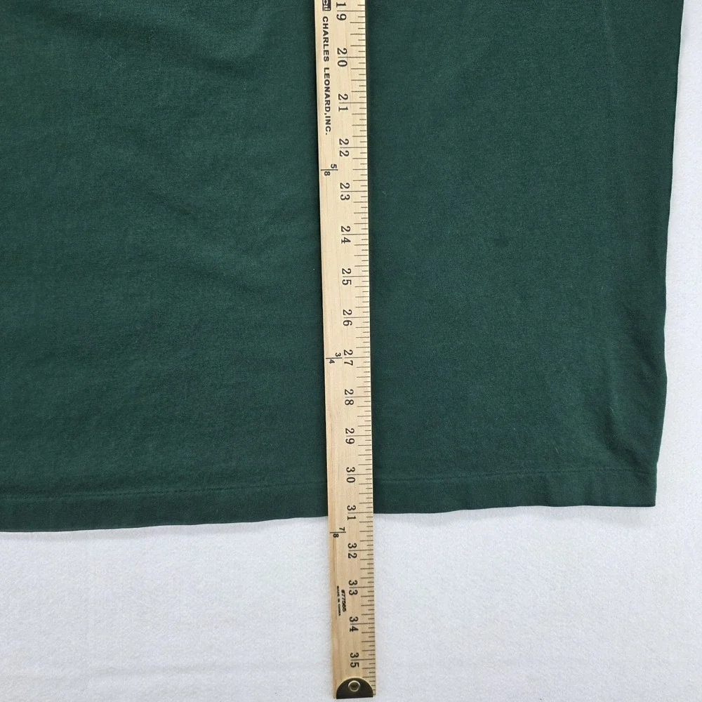 Polo Ralph Lauren Mens XXL Green Plaid Patchwork Big Pony Long Sleeve T-Shirt